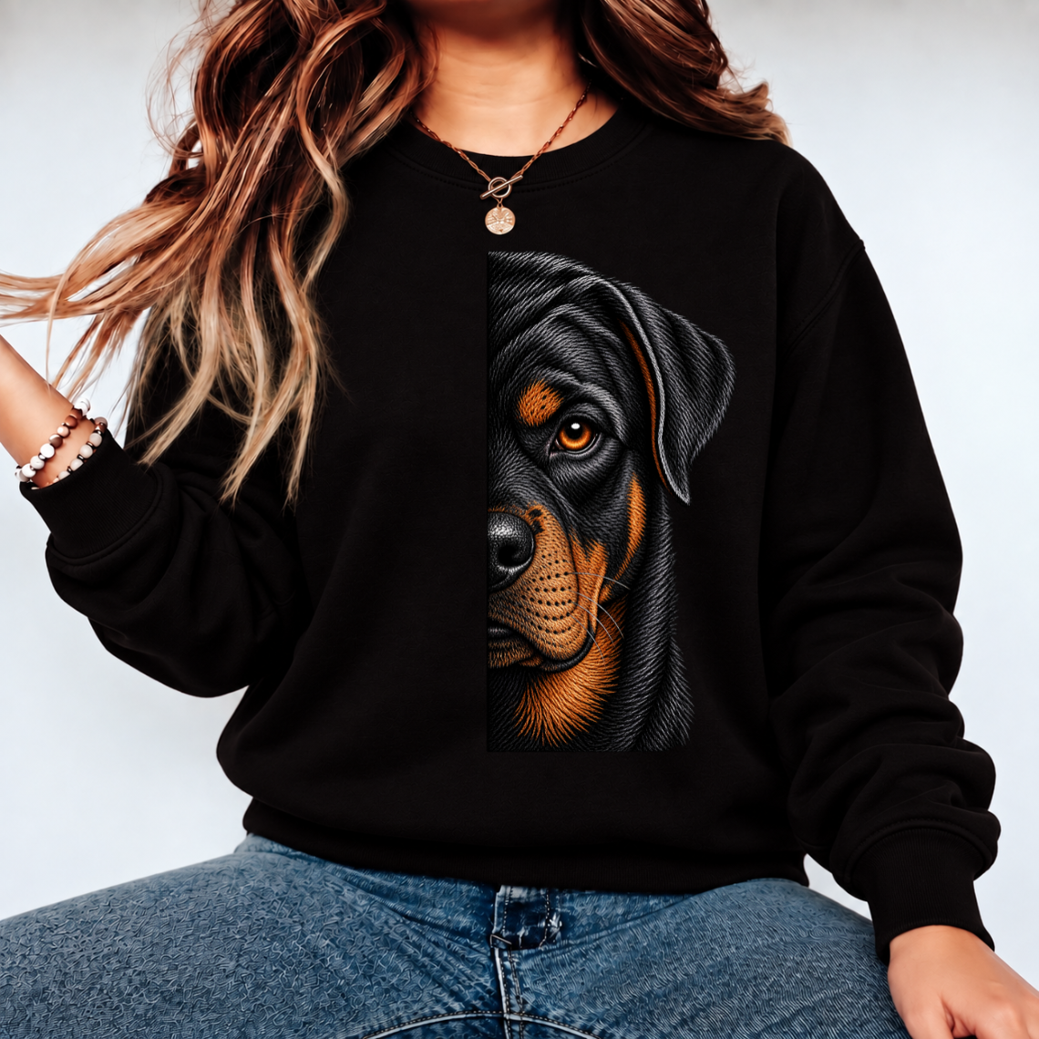 Rottweiler Dog Embroidery Design