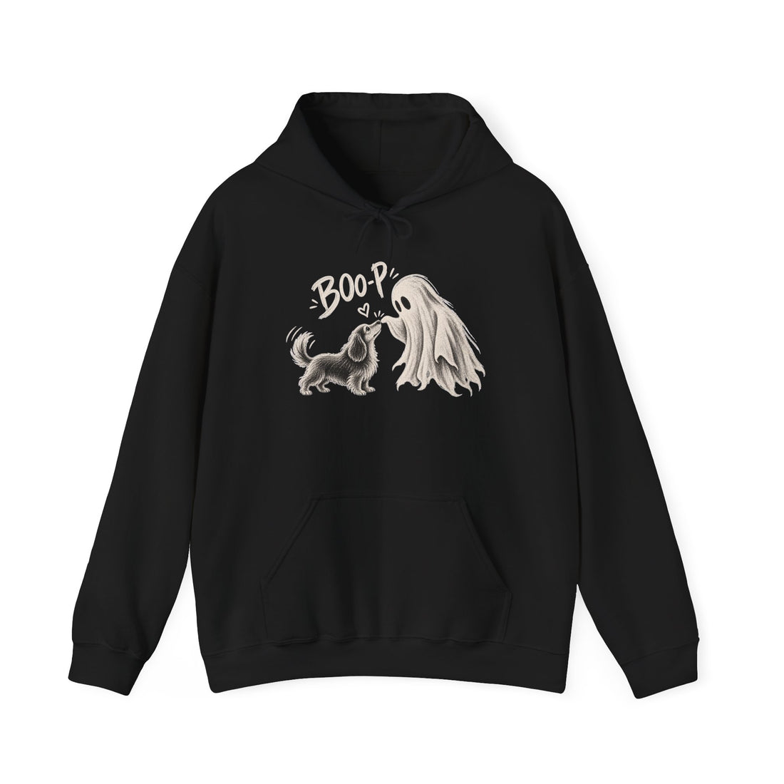 Dog Mom Hoodie — Cute Shih Tzu Puppy Kissing Design