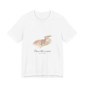 Peace Like a River Tee | Christian Autumn, Scripture Fall Tee