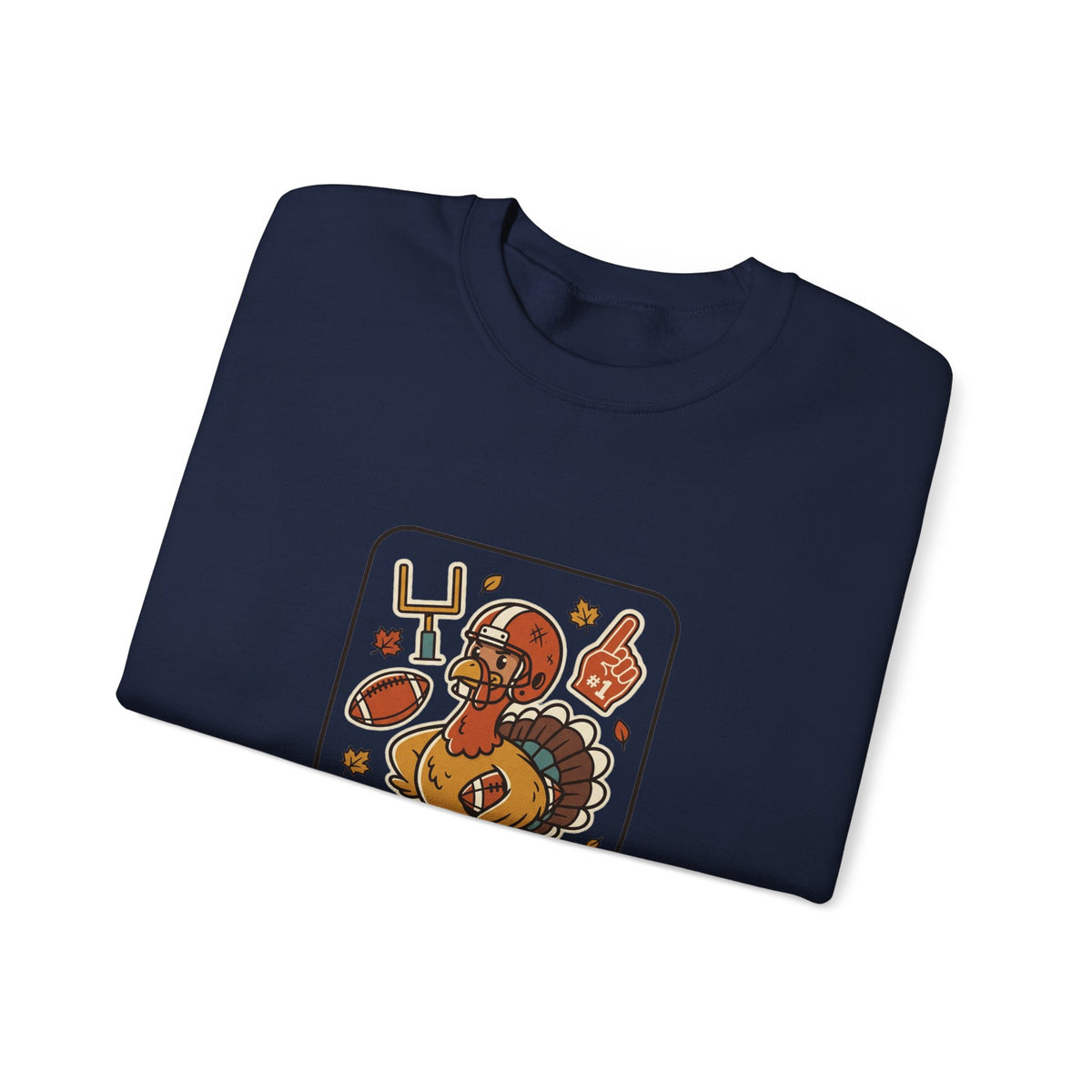 Turkey Bowl MVP Sweatshirt | Thanksgiving Football, Pumpkin & Fall Leaves