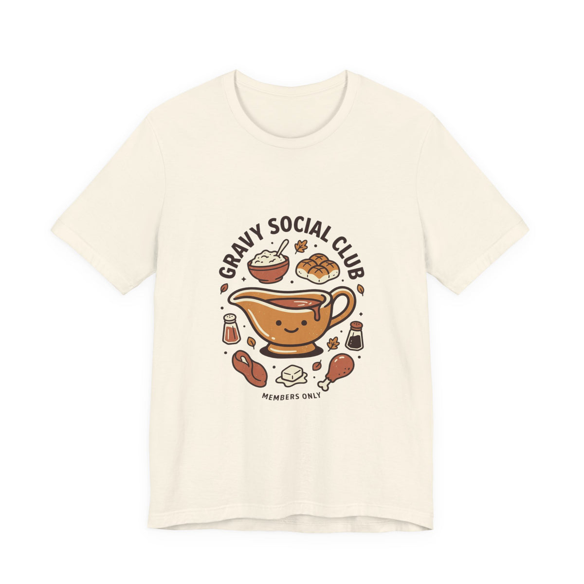 Gravy Social Club Tee | Thanksgiving, Harvest Turkey & Pumpkin Pie