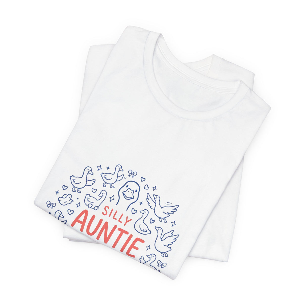 Silly Auntie Goose Crew T-Shirt | Auntie Apparel, New Aunt Tee