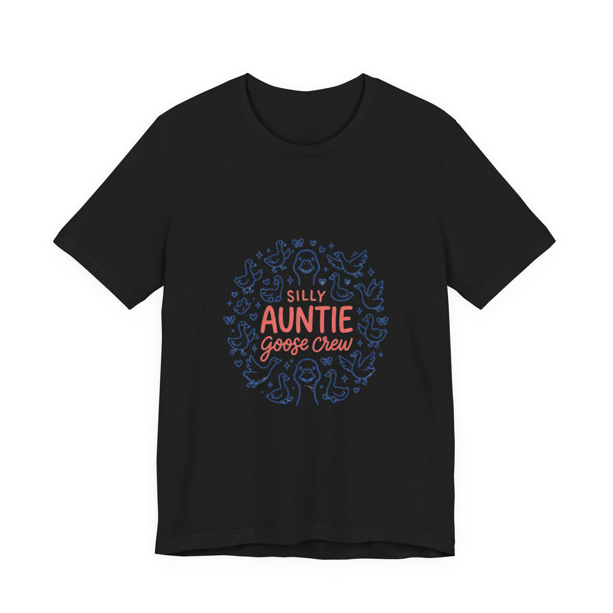 Silly Auntie Goose Crew T-Shirt | Auntie Apparel, New Aunt Tee