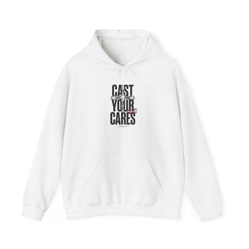 Cast Your Cares Hoodie | Christian Streetwear, Scripture Typography