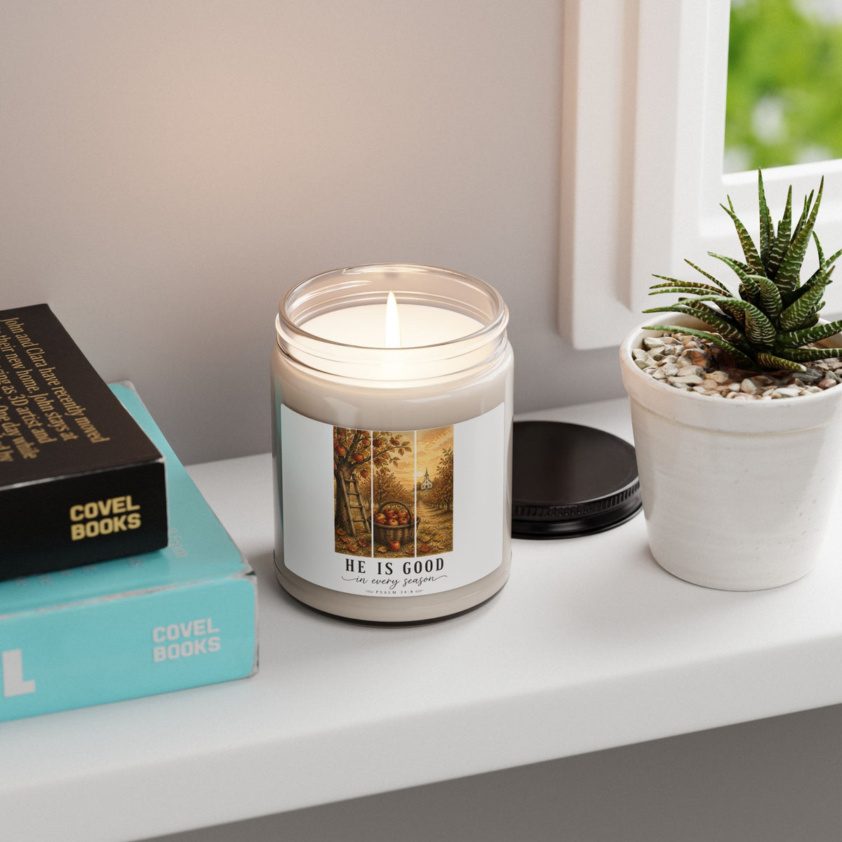 He Is Good Fall Barn Candle | Soy Candle, Christian Autumn