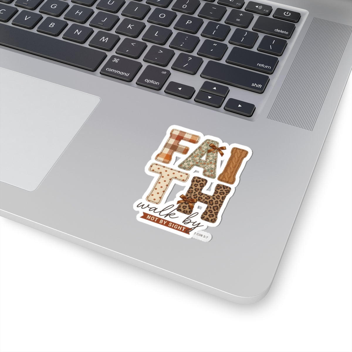 Faith Walk Sticker | Christian Autumn, Fall Leaves, Scripture 2 Cor 5:7