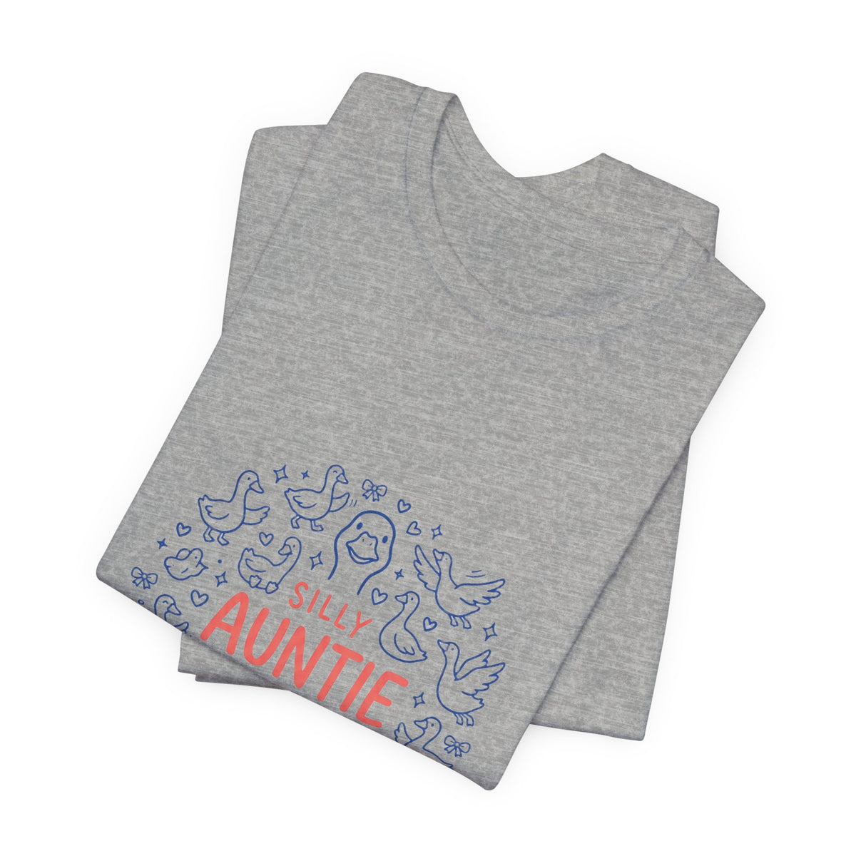 Silly Auntie Goose Crew T-Shirt | Auntie Apparel, New Aunt Tee