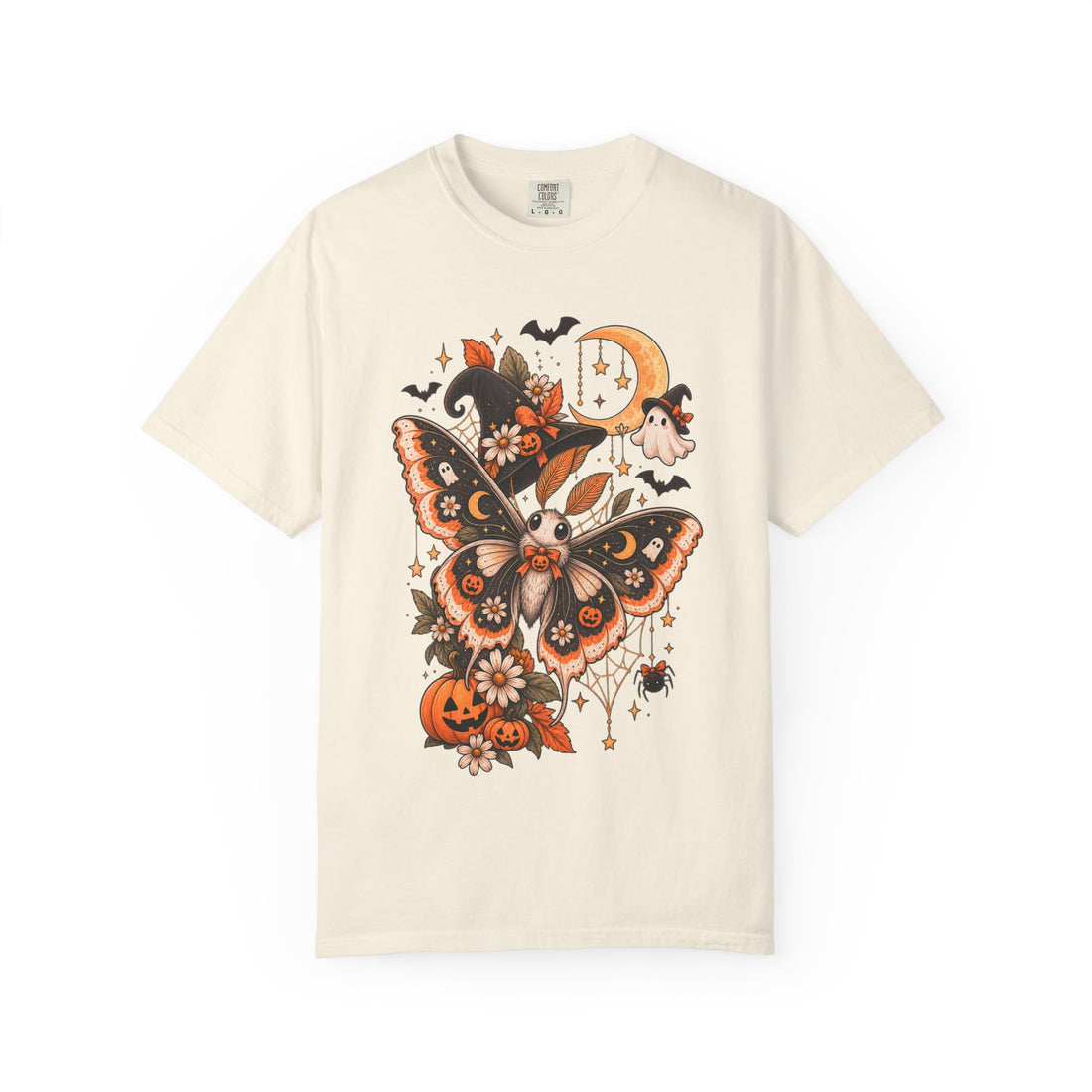 Copy of Halloween shirt Witchy, Halloween Graphic Tee Cute Halloween Forestcore Shirt, Halloween Comfort Colors Vintage Halloween Moth Illustration
