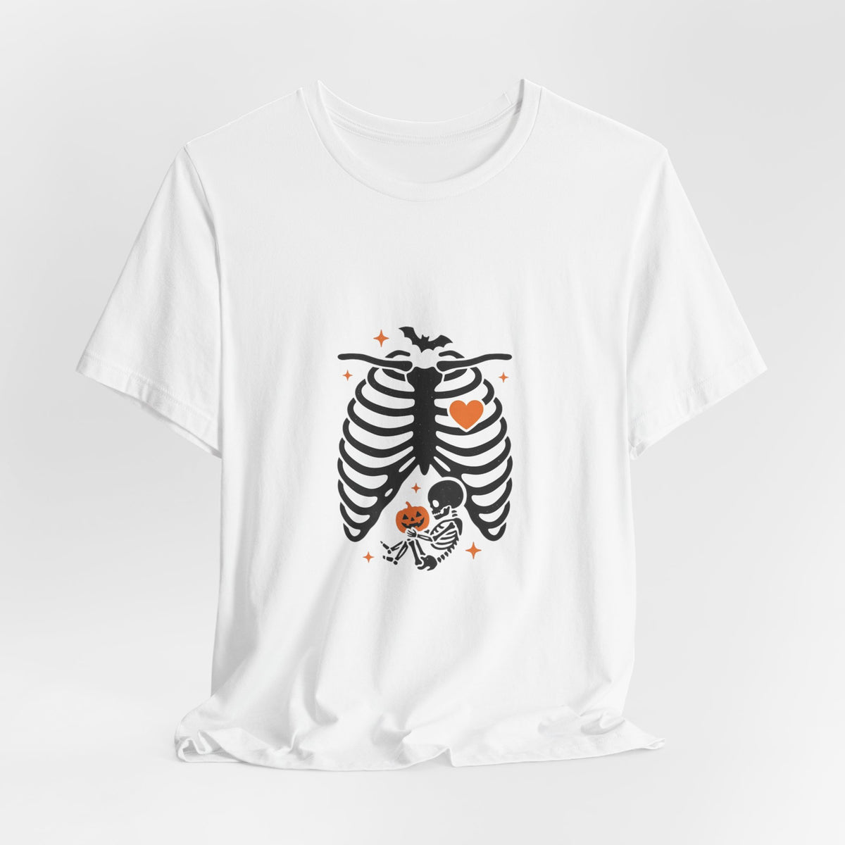 Skeleton Ribcage Tee | Halloween Family Shirts, Cute Spooky Bones Design