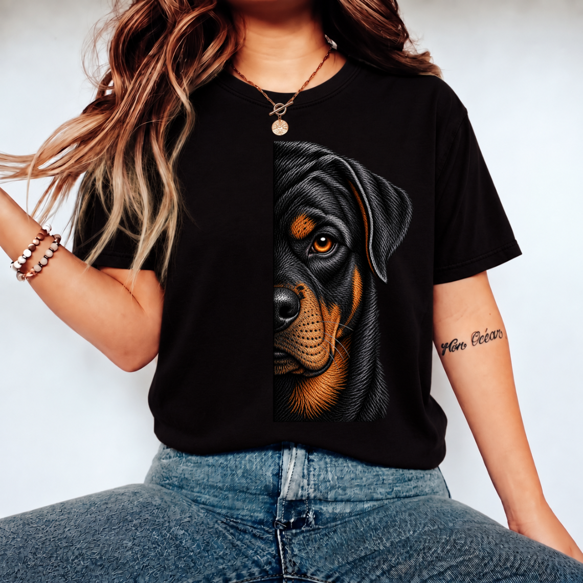 Rottweiler Dog Embroidery Design