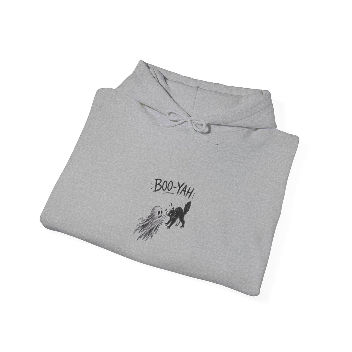 Hoodie — Boo-Yah Black Cat Halloween Graphic