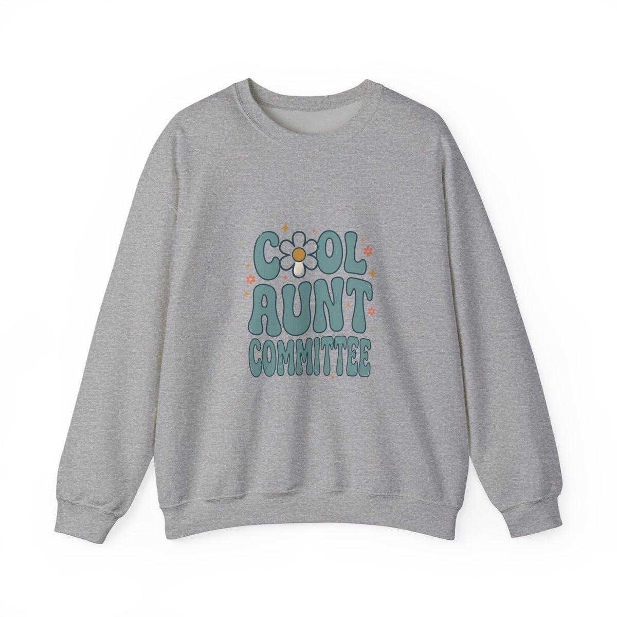 Cool Aunt Committee Sweatshirt | Auntie Apparel, Retro Daisy Graphic