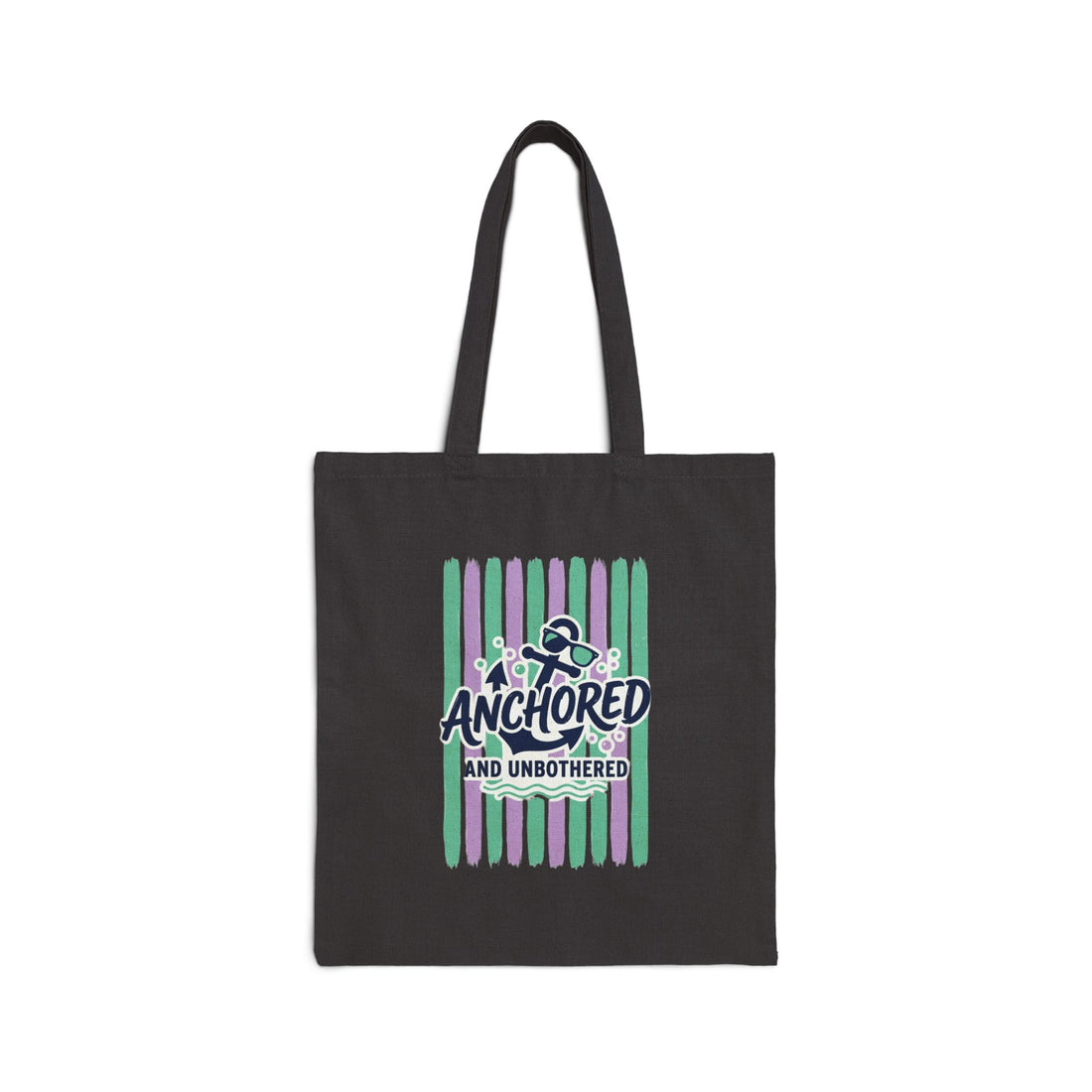 Anchored and Unbothered Tote | Cruise Vacation, Nautical Stripes