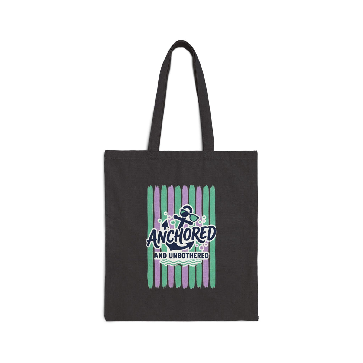 Anchored and Unbothered Tote | Cruise Vacation, Nautical Stripes