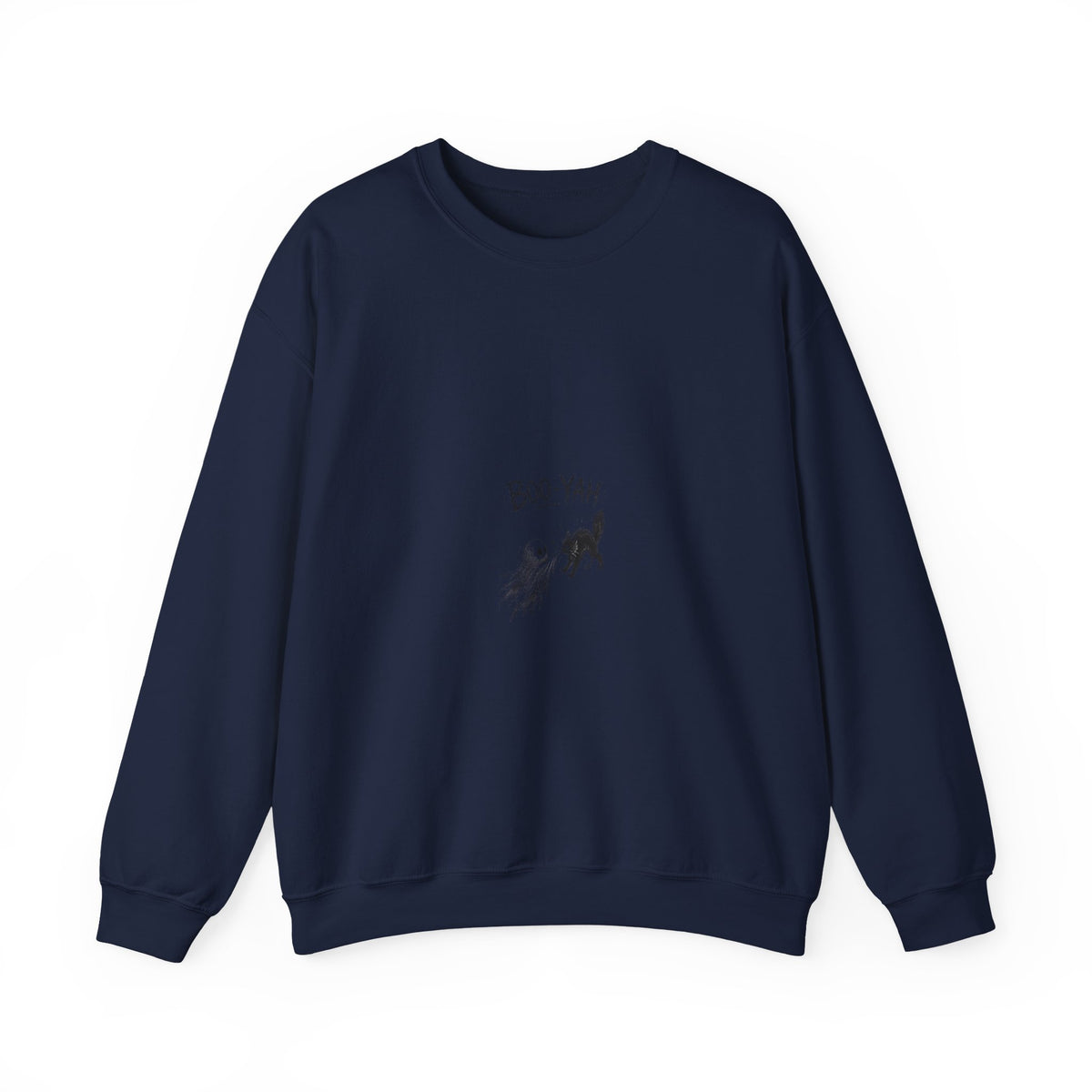 Boo-Yah Ghost Cat Crewneck Sweatshirt