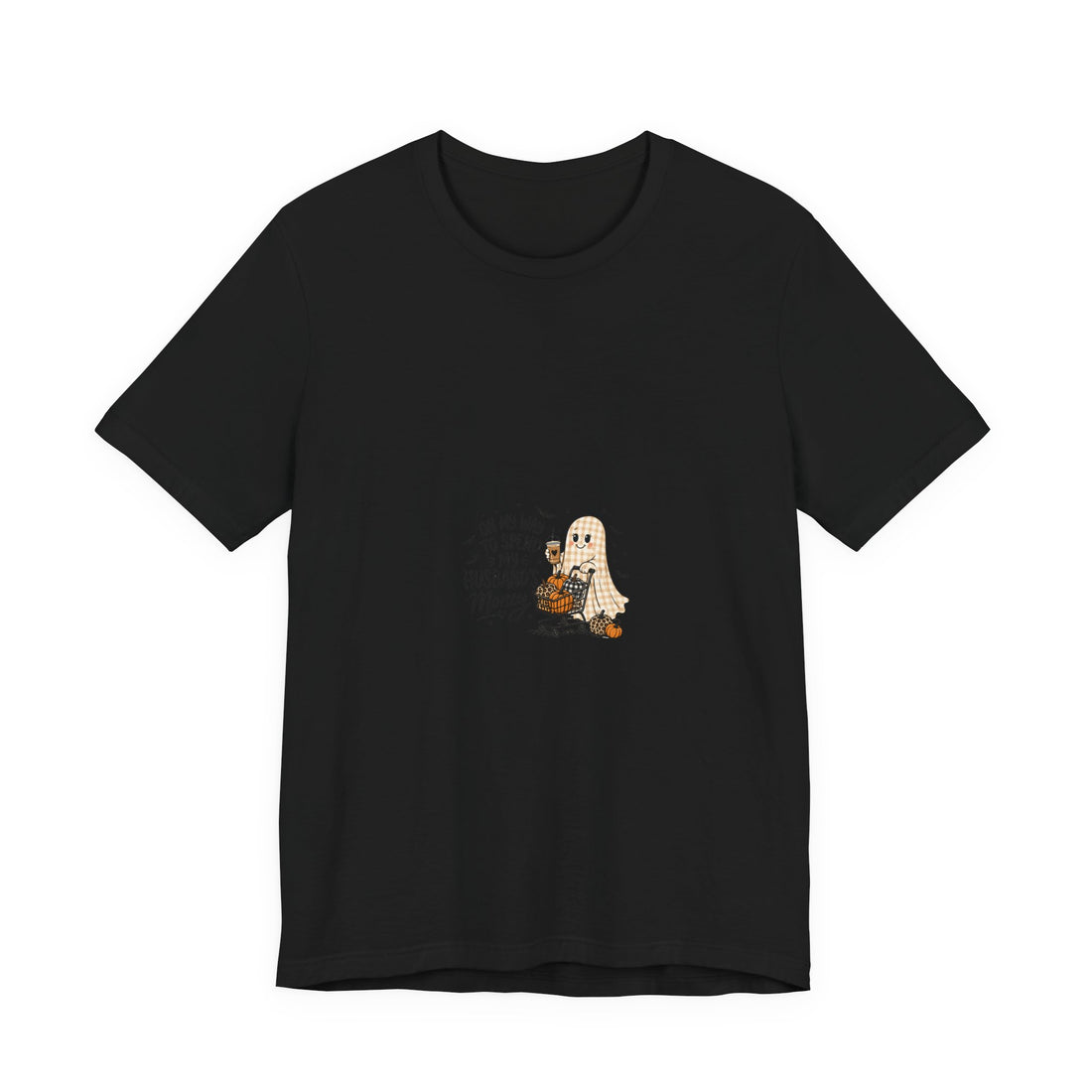 T-Shirt — "I’d Mess Up My Chance to Steal My Husband’s Pumpkin" Cute Dog Halloween Graphic Tee