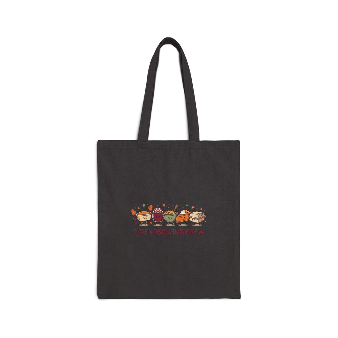 Friendsgiving Crew Tote | Thanksgiving Canvas Tote, Pumpkin Pie & Fall Foliage