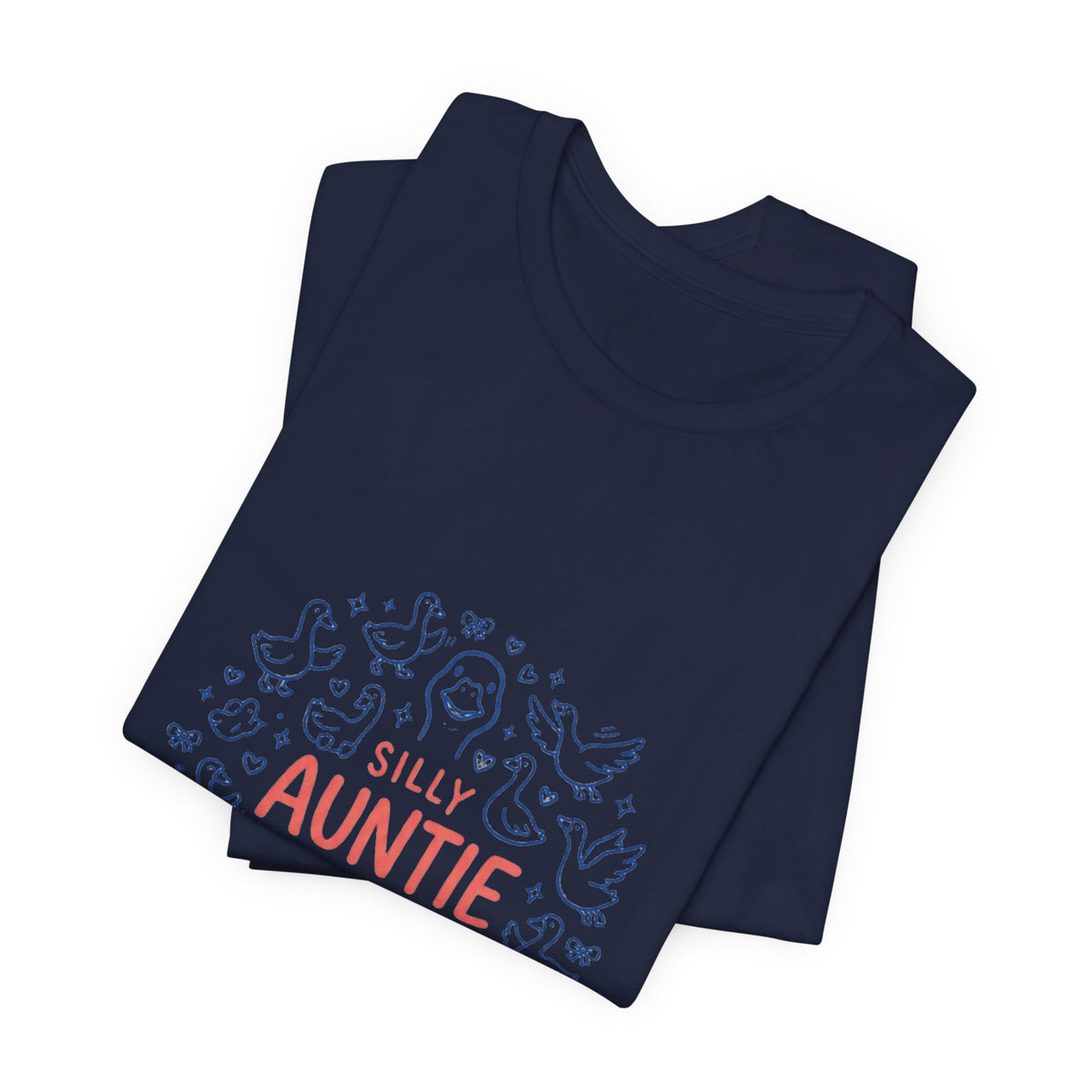 Silly Auntie Goose Crew T-Shirt | Auntie Apparel, New Aunt Tee