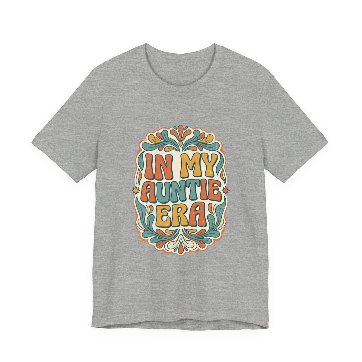 In My Auntie Era T-Shirt | Retro Floral Auntie Tee, New Aunt Apparel