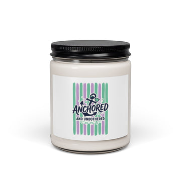 Anchored and Unbothered Candle, Soy Jar Candle | Nautical Cruise Vibes