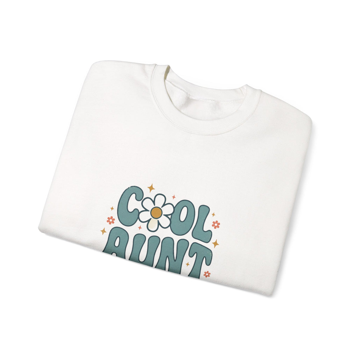 Cool Aunt Committee Sweatshirt | Auntie Apparel, Retro Daisy Graphic