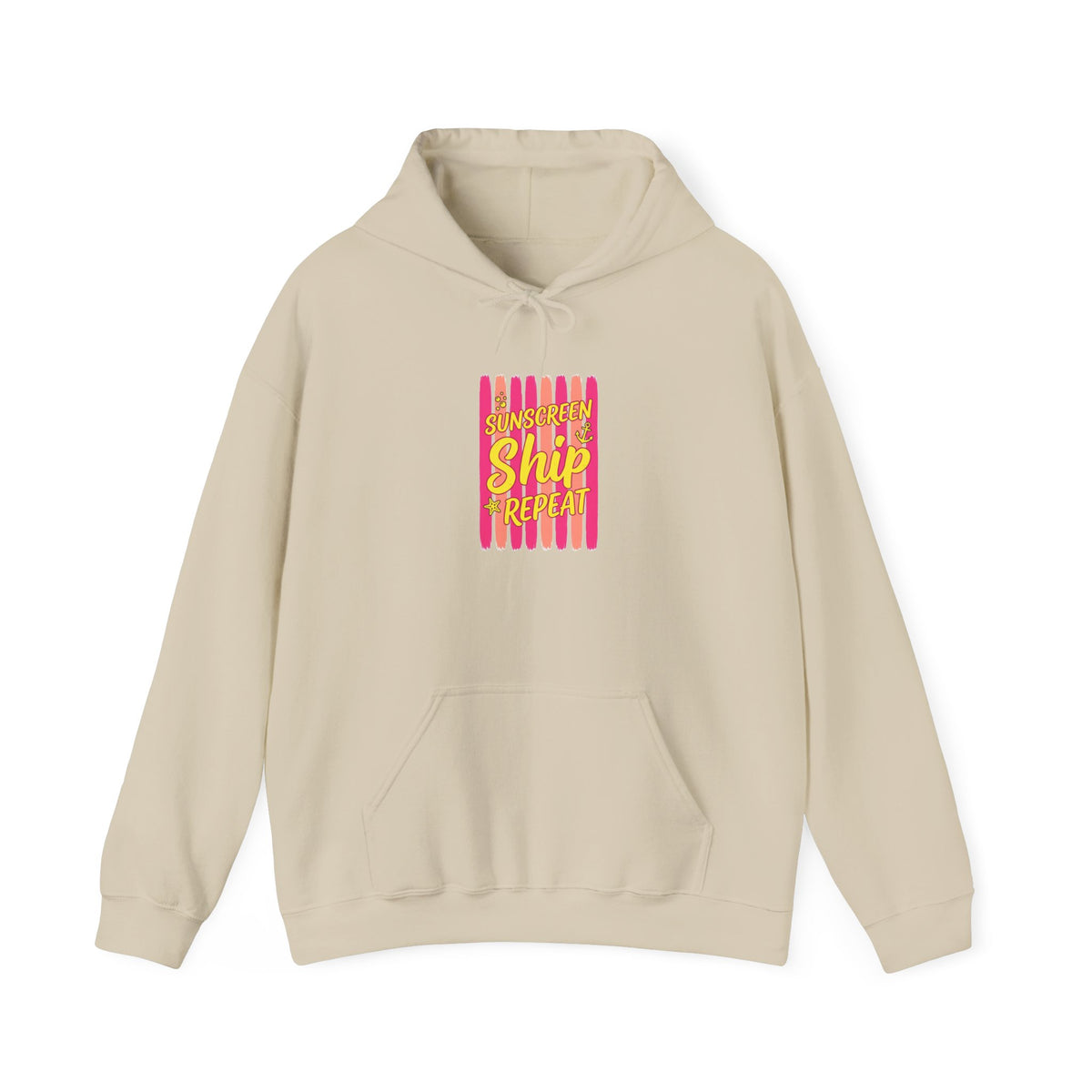 Ship Happens Hoodie | Cruise Vacation Tee, Tropical Nautical Vacation