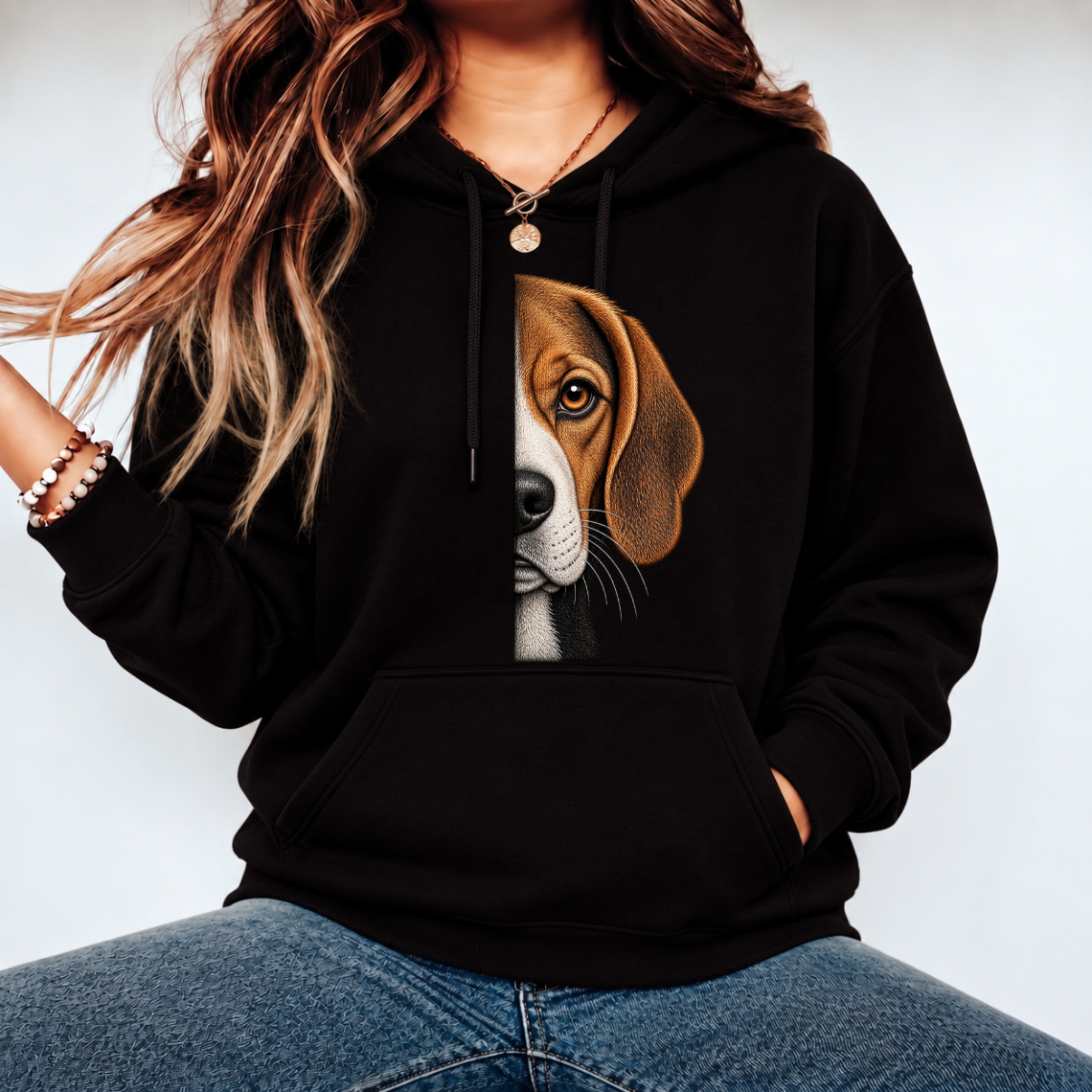 Beagle Dog Embroidery Design
