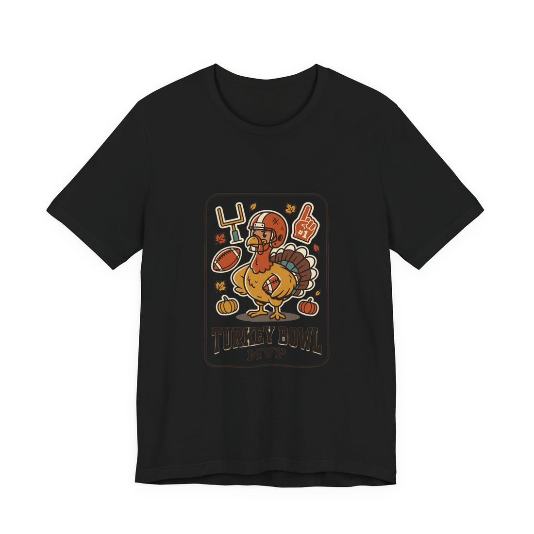 Turkey Bowl MVP T-Shirt | Thanksgiving football, fall harvest tee