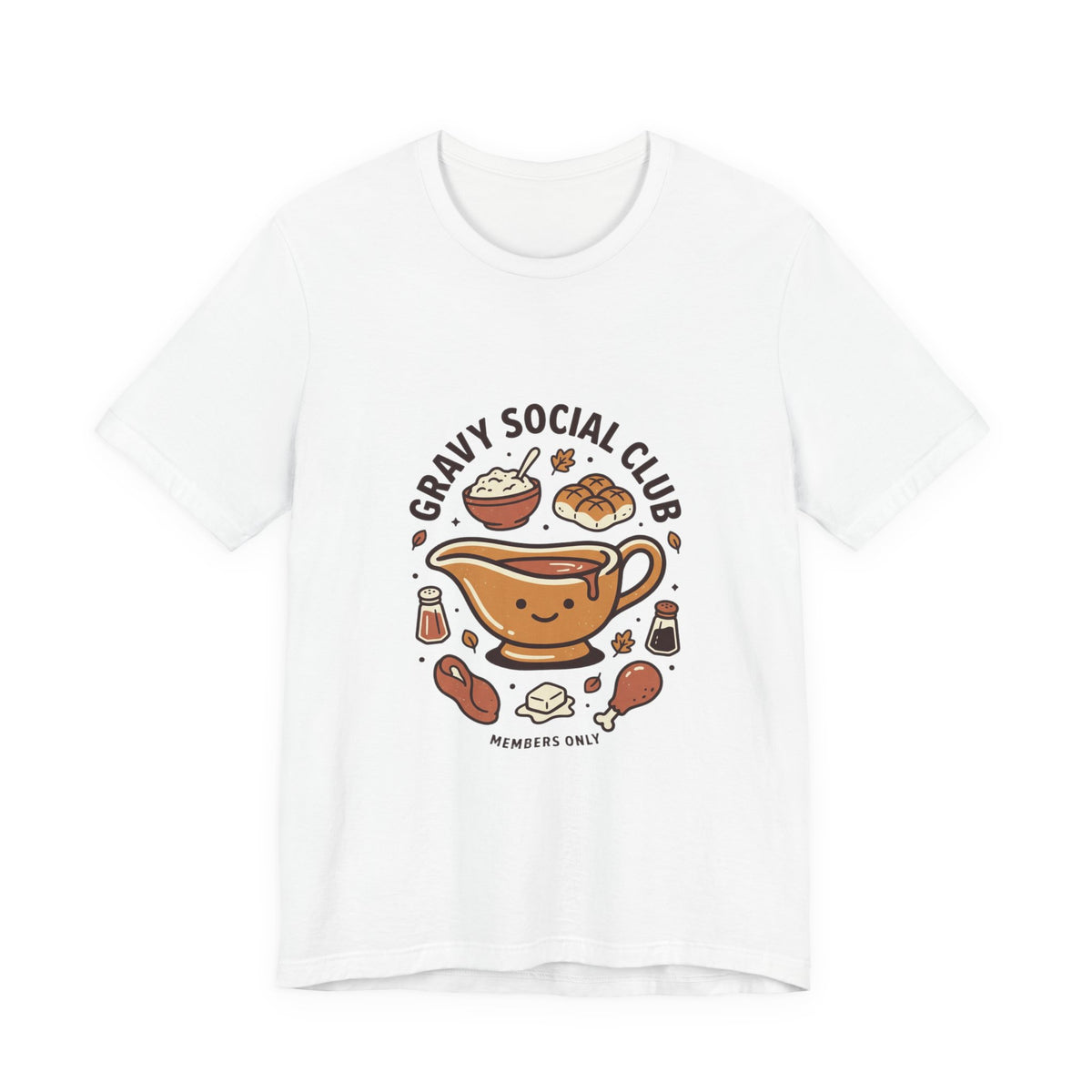 Gravy Social Club Tee | Thanksgiving, Harvest Turkey & Pumpkin Pie