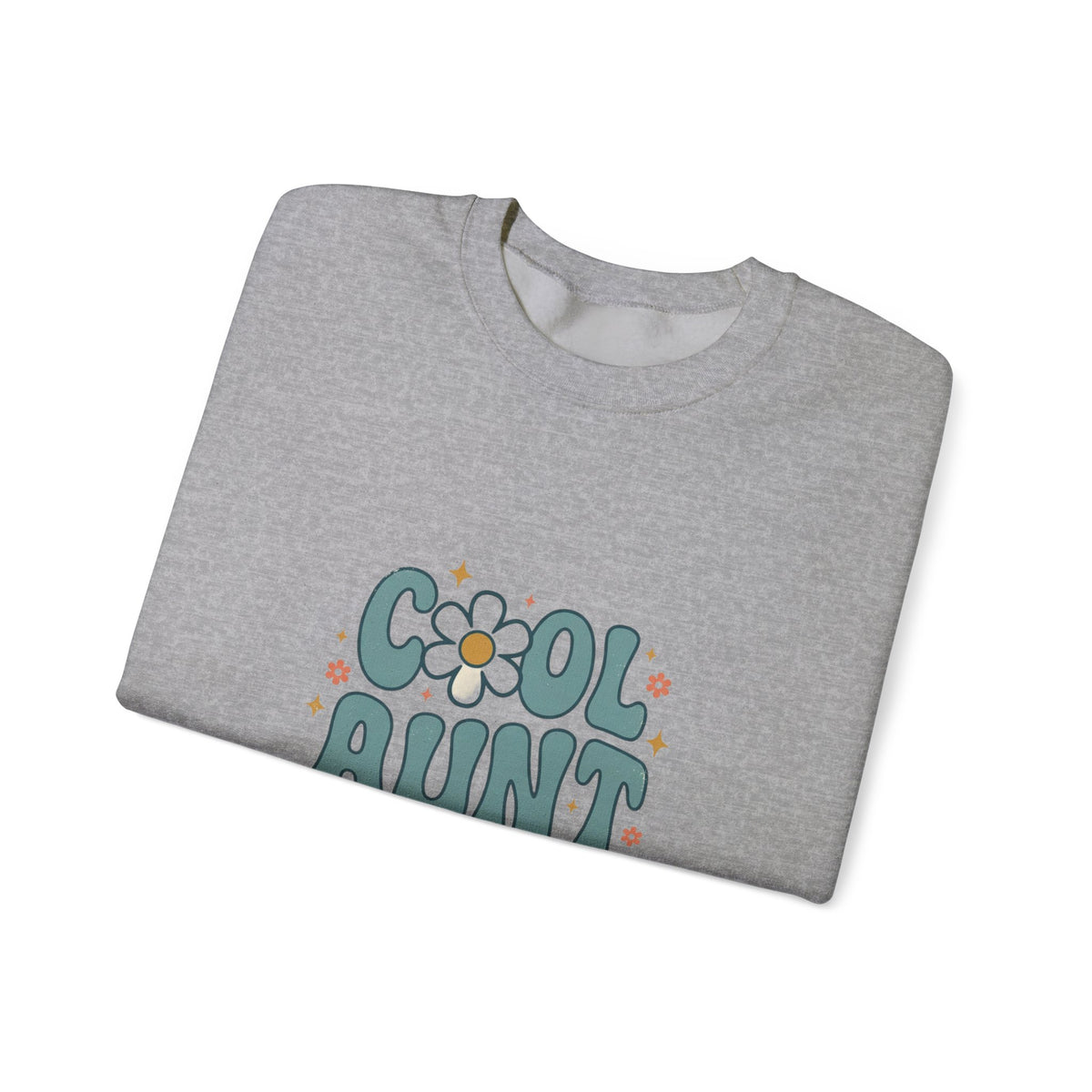 Cool Aunt Committee Sweatshirt | Auntie Apparel, Retro Daisy Graphic