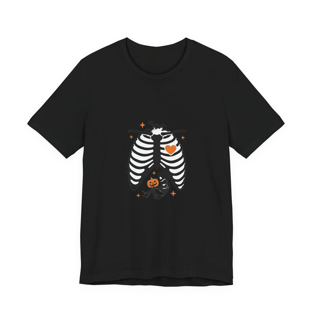 Skeleton Ribcage Tee | Halloween Family Shirts, Cute Spooky Bones Design