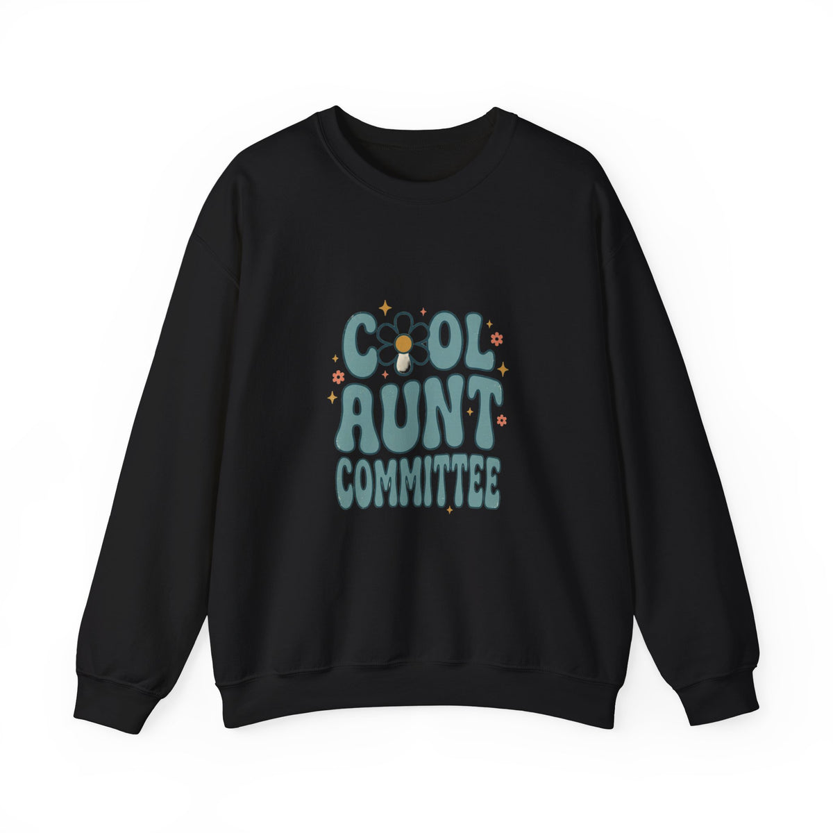 Cool Aunt Committee Sweatshirt | Auntie Apparel, Retro Daisy Graphic