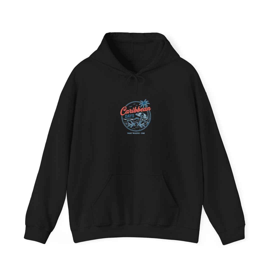 Caribbean Days Cruise Graphic Hoodie | Tropical Nautical Vacation Crew