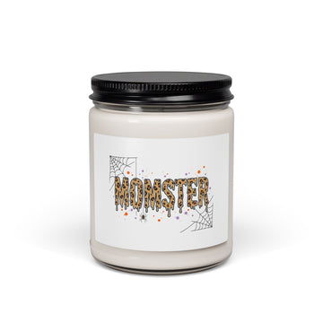 Momster Halloween Leopard Lettering Candle | Soy Scented Candle