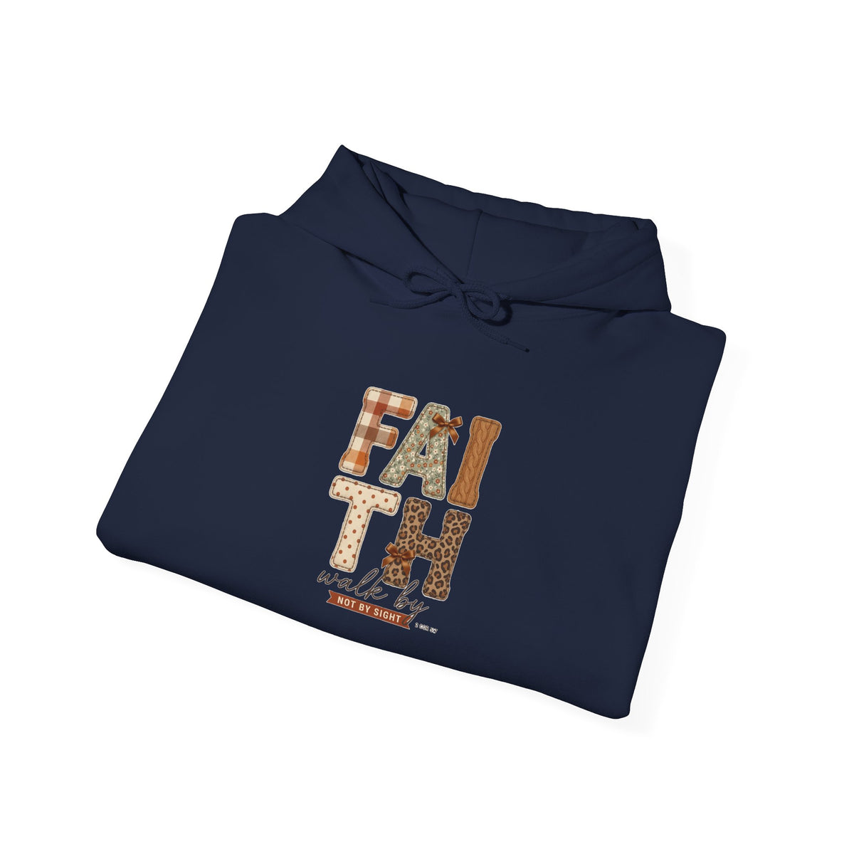 Faith in Autumn Hoodie | Christian Fall Scripture, Leaves & Pumpkin Design
