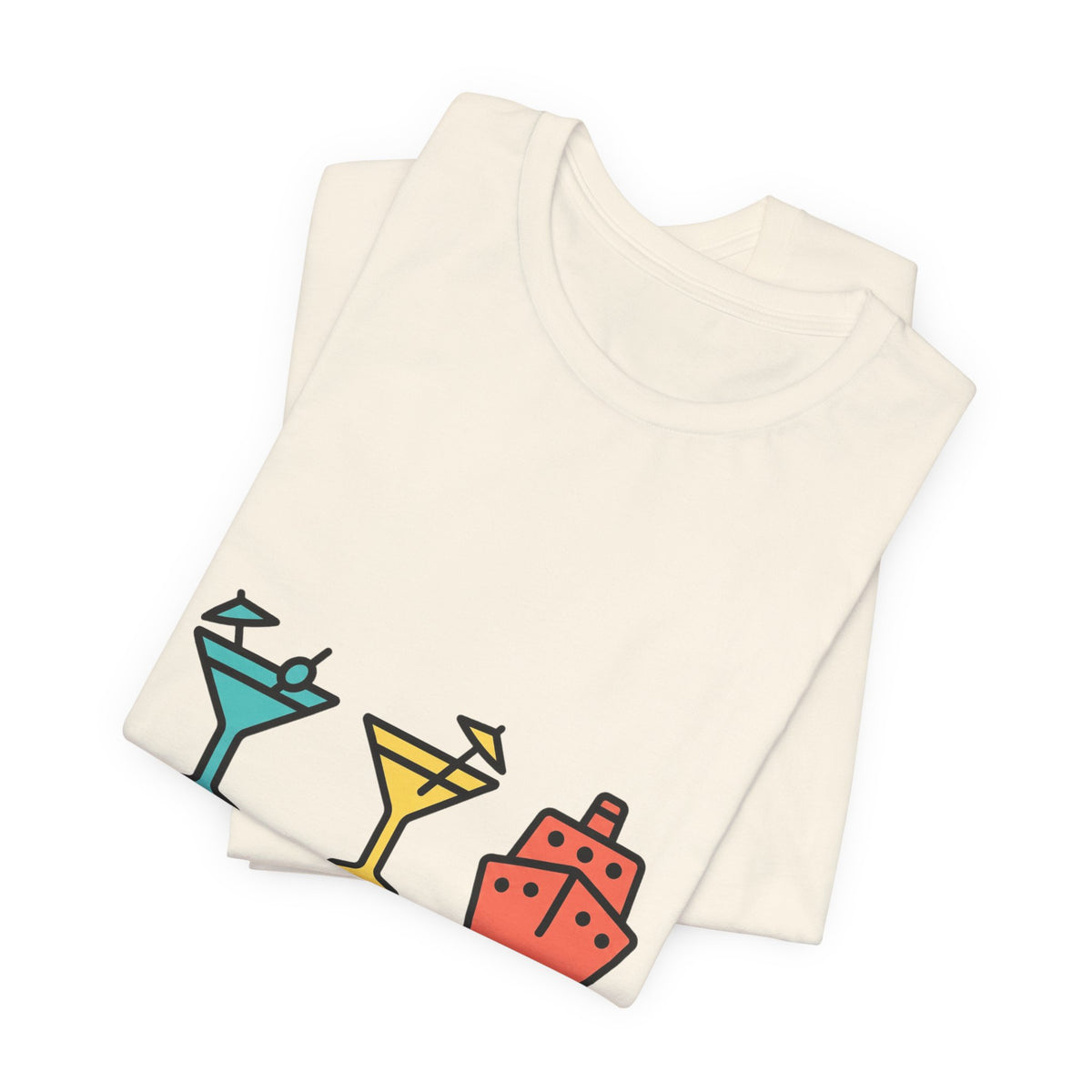 Sip Sip Sail Tee | Cruise Vacation Shirt, Nautical Cocktail Design