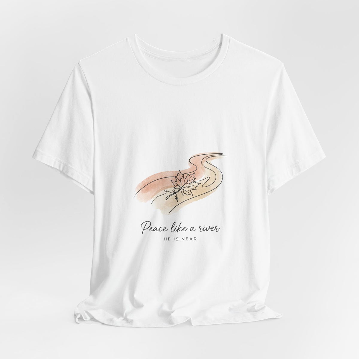 Peace Like a River Tee | Christian Autumn, Scripture Fall Tee