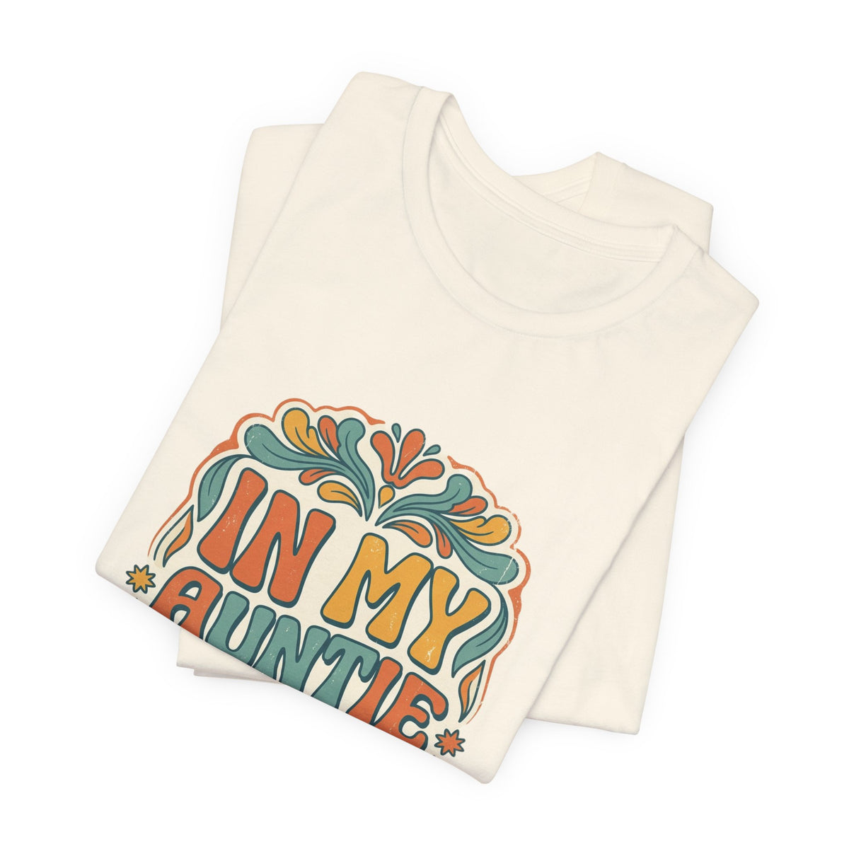 In My Auntie Era T-Shirt | Retro Floral Auntie Tee, New Aunt Apparel