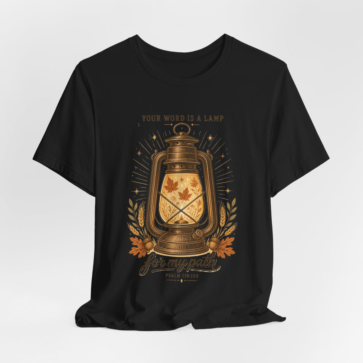 Your Word Is a Lamp T-Shirt | Christian Autumn, Psalm 119:105