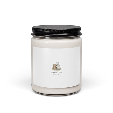 Compact Raccoon Illustration Soy Candle, 9oz | Viral Seattle Mascot Meme
