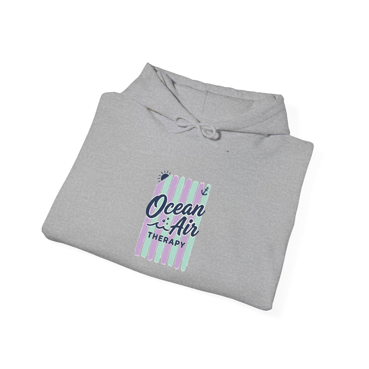 Ocean Air Therapy Hoodie | Cruise Vacation, Nautical Tropical Vibes