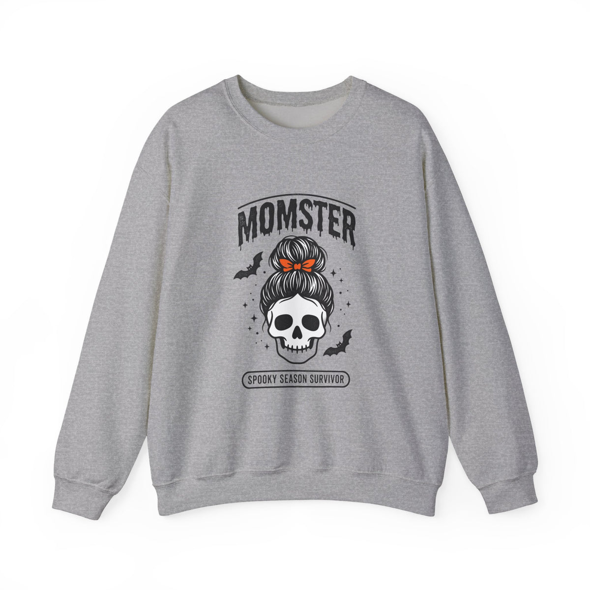 Momster Skull Momcrew Sweatshirt | Halloween momster, spooky season