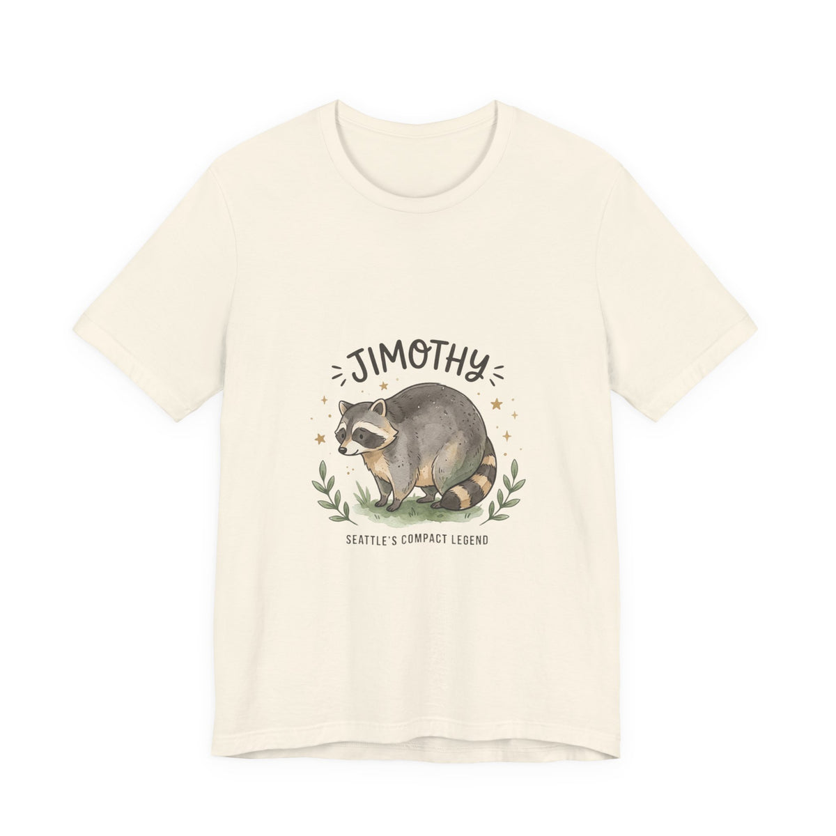 Compact Raccoon Illustration Tee | Seattle Wildlife, Wholesome Meme