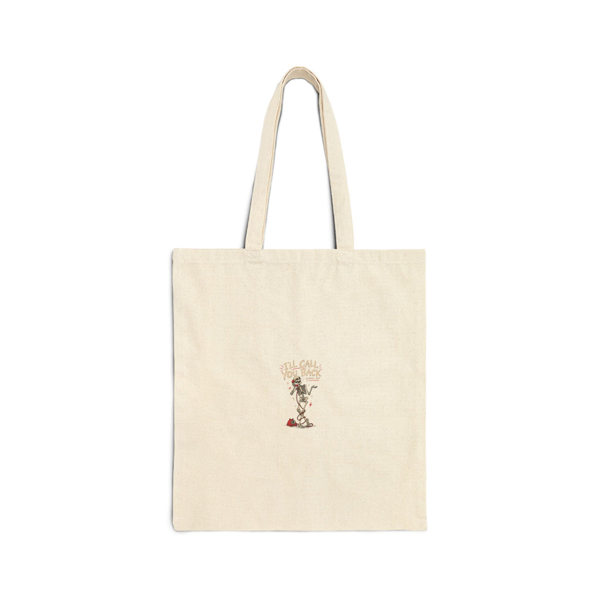 Cute Vintage Cat Tote Bag — "Be Kind" Cotton Canvas Shopper