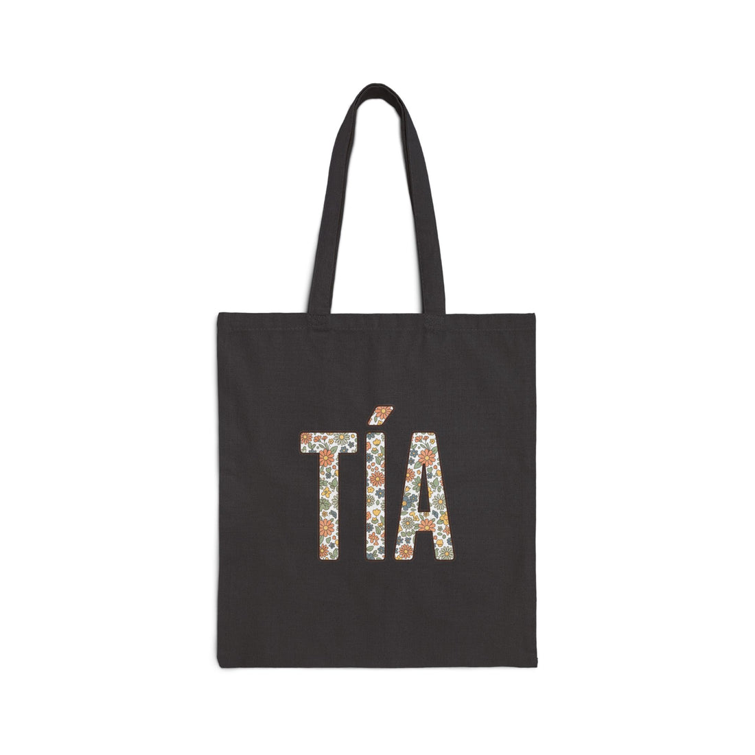 TÍA Floral Canvas Tote | Auntie Tote, Spanish Auntie Bag