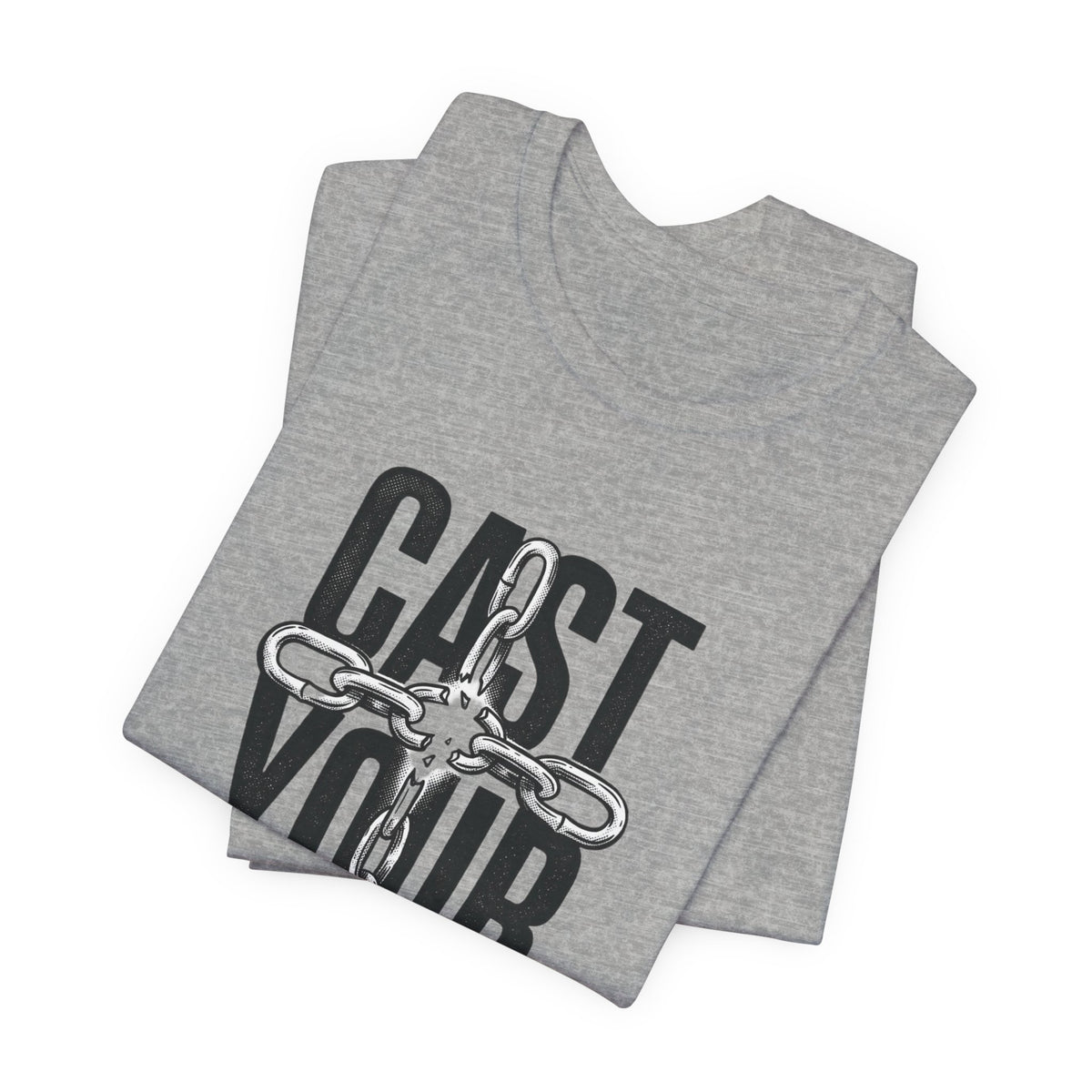 Cast Your Cares Tee | Christian Streetwear, Scripture Graphic