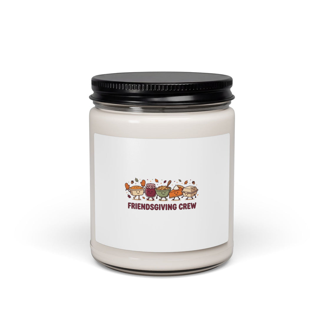 Friendsgiving Crew Candle | Thanksgiving Soy Candle, Pumpkin Pie & Fall Foliage