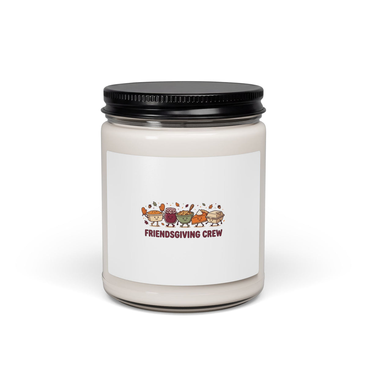 Friendsgiving Crew Candle | Thanksgiving Soy Candle, Pumpkin Pie & Fall Foliage