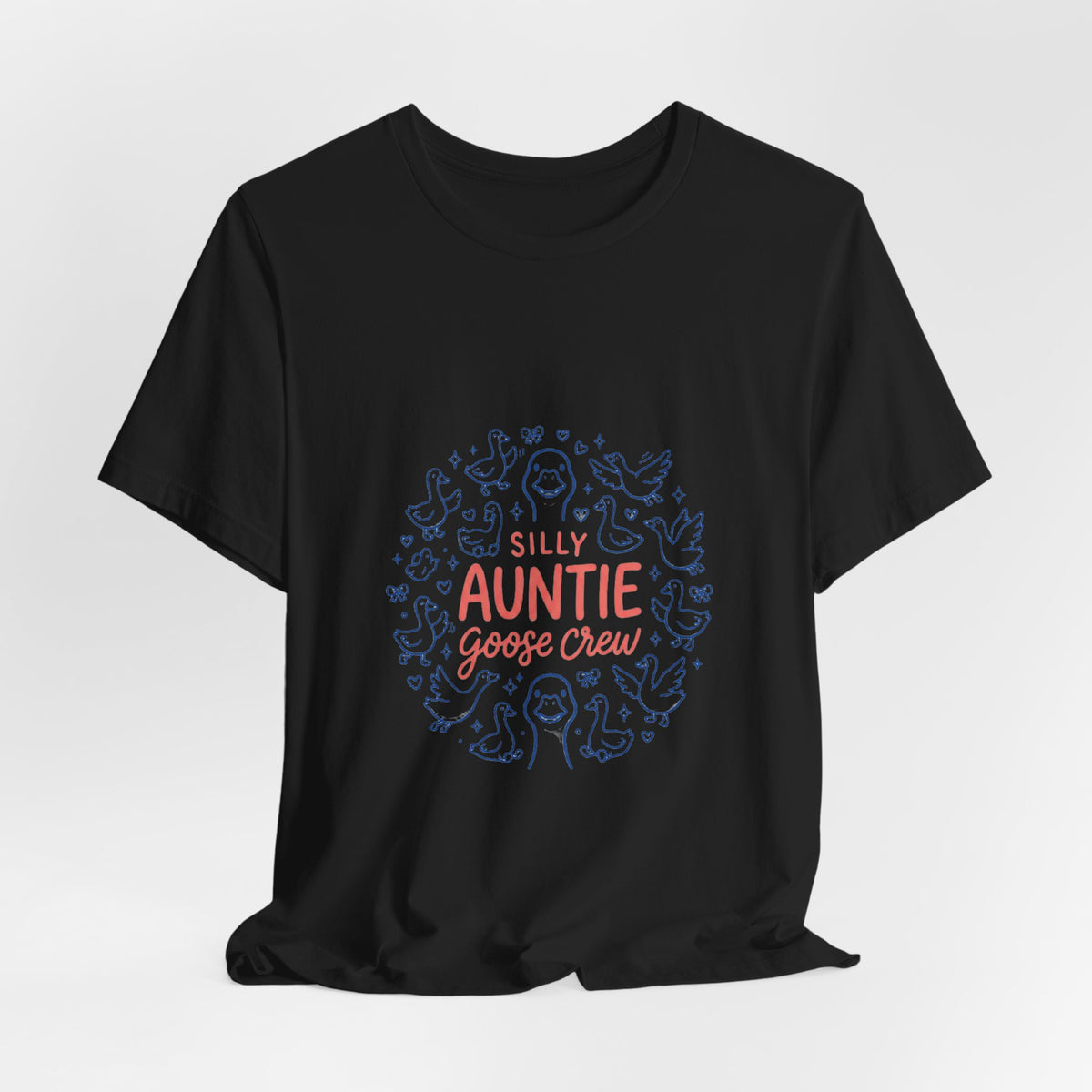 Silly Auntie Goose Crew T-Shirt | Auntie Apparel, New Aunt Tee