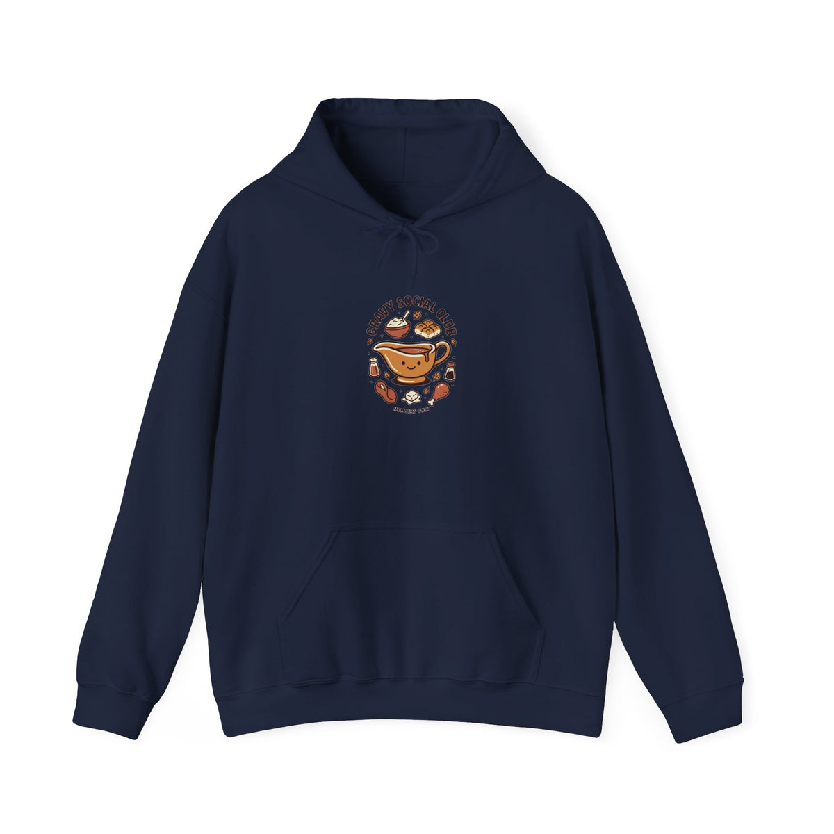 Cozy Harvest Turkey Mug Hoodie | Thanksgiving Sweatshirt, Fall Foliage